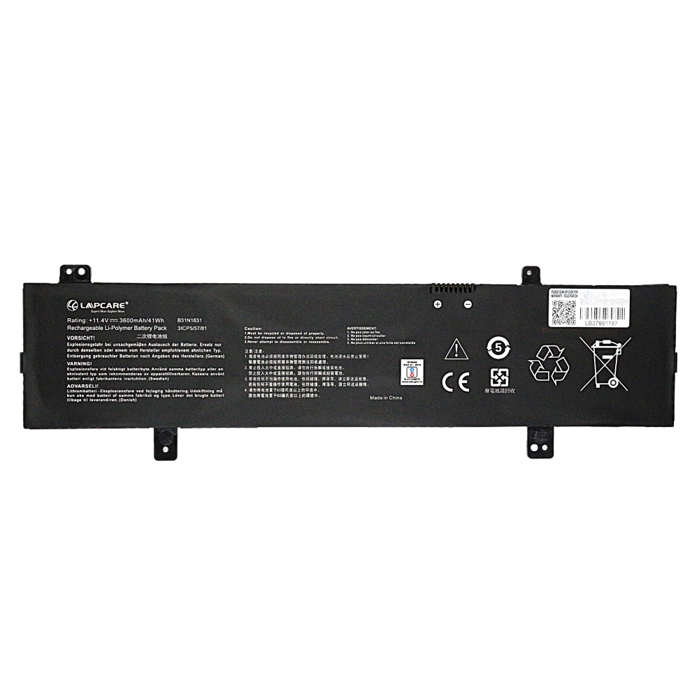 Lapcare Laptop Battery Compatible For Asus VivoBook X505A | S505BA | F505ZA (B31N1631) view 2
